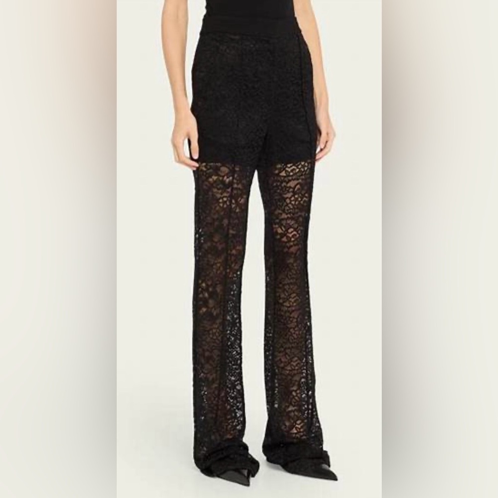 A.L.C. Elegant Black Lace Women's Pants